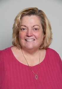 Bertani_Karen 2021 Karen Bertani in a pink shirt.