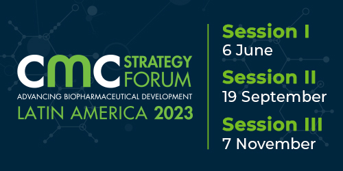 Image of blue background with text 'CMC Strategy Forum Latin America 2023 Session I 6 June Session II 19 September Session III 7 November'