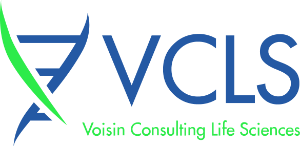 Image of company logo with text 'vcls voisin consulting life sciences'
