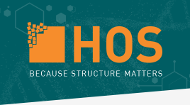 Image of turquoise with text 'HOS Because Structure Matters'