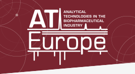 Image with text 'AT Europe Analytical Technologies in the Biopharmaceutical Industry'