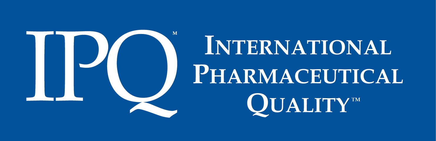 Company logo with text 'IPQ International Pharmaceutical Quality'