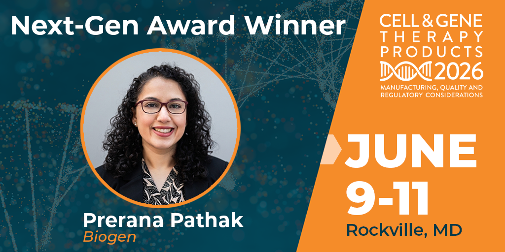 CGTP 2026 Next-Gen Award Winner Prerana Pathak, Biogen