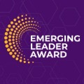 Image with text 'Emerging Leader Award'