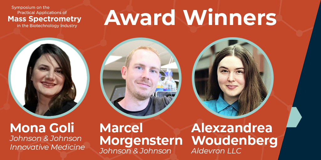 Mass Spec NGI Award Winners Mona Goli, Marcel Morgenstern, Alexzandrea Woudenberg