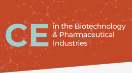 Image with text 'CE in the Biotechnology & Pharmaceutical Industries'