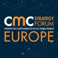 Image of dark blue background with text 'CMC Strategy Forum Europe'