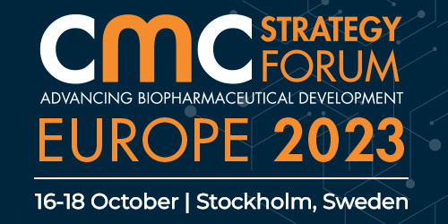 Image of dark blue background with text 'CMC Strategy Forum Europe 16-18 October Stockholm, Sweden'