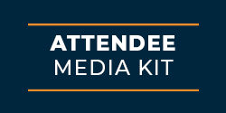 Blue graphic with text 'Attendee Media Kit'