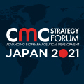 Image with text 'CMC Strategy Forum Advancing Biopharmaceutical Development Japan 2021'
