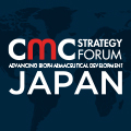 Image with text 'CMC Strategy Forum Advancing Biopharmaceutical Development Japan'