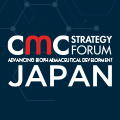 Image with text 'cmc strategy forum japan advancing biopharmaceutical development'