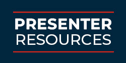 Image with text 'Presenter Resources'