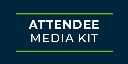 Dark blue graphic with text 'Attendee Media Kit'