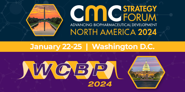 Image of Lincoln Memorial and Capitol Building and text 'January 22-25 Washington D.C. CMC Strategy Forum North America 2024 WCBP 2023'
