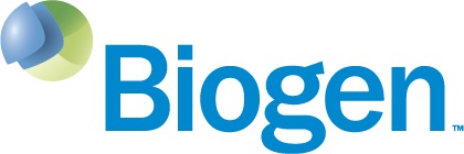 Company logo with text 'Biogen'
