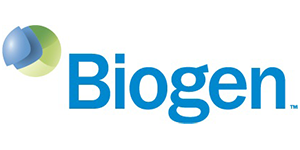 Company logo with text 'Biogen'