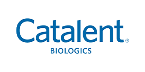 Company logo with text 'Catalent Biologics'