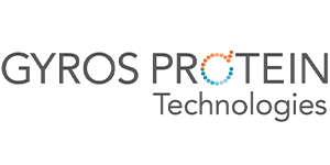 Company logo with text 'Gyros Protein Technologies'