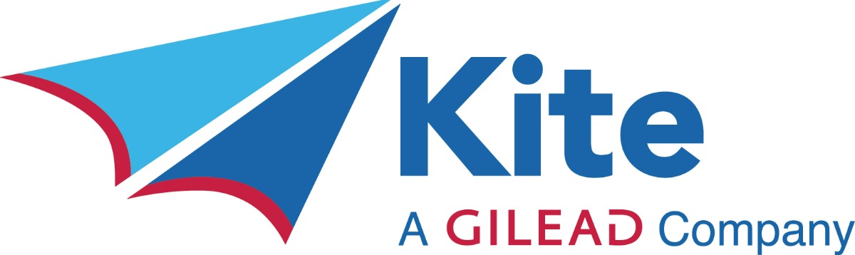 Company logo with image of kite and text 'Kite a GILEAD Company'