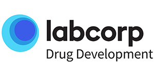 Company logo with three blue circles with text 'LabCorp Drug Development'