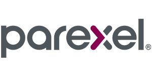 Company logo with text 'parexel'