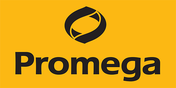 Company logo with text 'Promega'