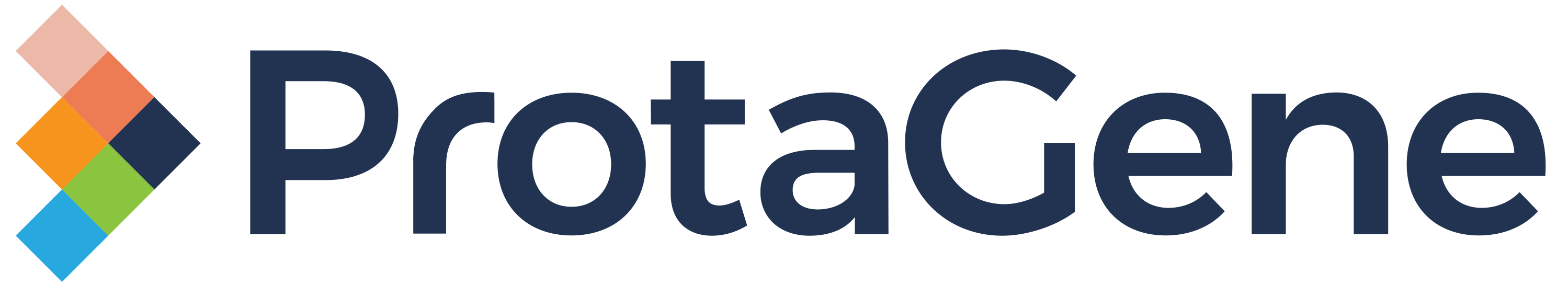 Company logo with text 'ProtaGene'