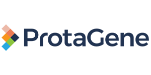 Company logo with text 'ProtaGene'