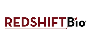 Company logo with text 'RedShiftBio'