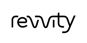 Company logo with text 'Revvity'