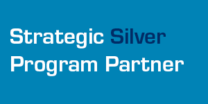 Image with text 'strategic silver program partner'