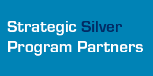 Image with text 'strategic silver program partners'