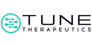 Company logo with circle and text 'Tune Therapeutics'
