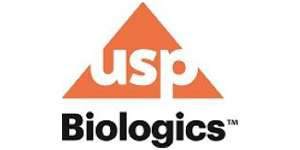 Company logo with text 'USP biologics'