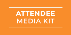 Orange background with text 'Attendee Media Kit'