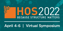Image with text 'hos 2022 because structure matters april 4-6 virtual symposium'