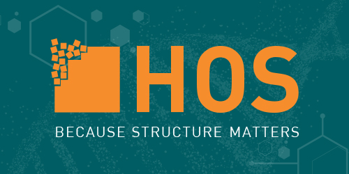 Image of turquoise with text 'HOS Because Structure Matters'