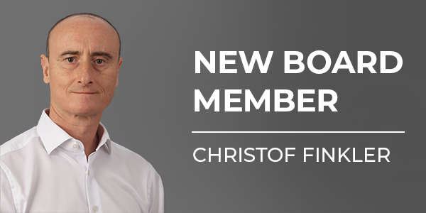 New Board Member Christof Finkler male 