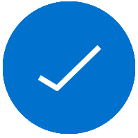 Icon of large check mark