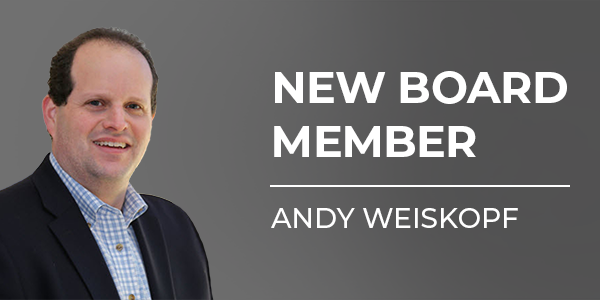 New Board Member Andy Weiskopf one male