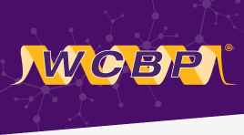 Image of purple background with text 'WCBP'