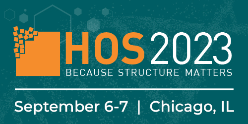 Image of turquoise with text 'HOS Because Structure Matters September 6-7 Chicago, IL'